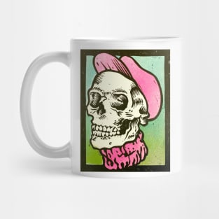 draw me #1 pop art skull graffiti stencil spray paint Mug